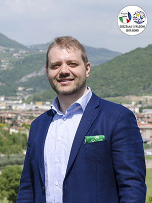Cristian Brunelli ad Alcenago per Grezzana e Frazioni - Lega nord