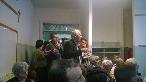 Confronto con i cittadini della frazione di Alcenago